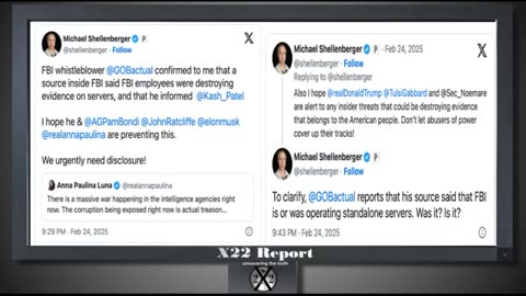 X-22 Report - Kickback Revealed,Those Who Take Are Offered More Powerful Positions...2-25-25