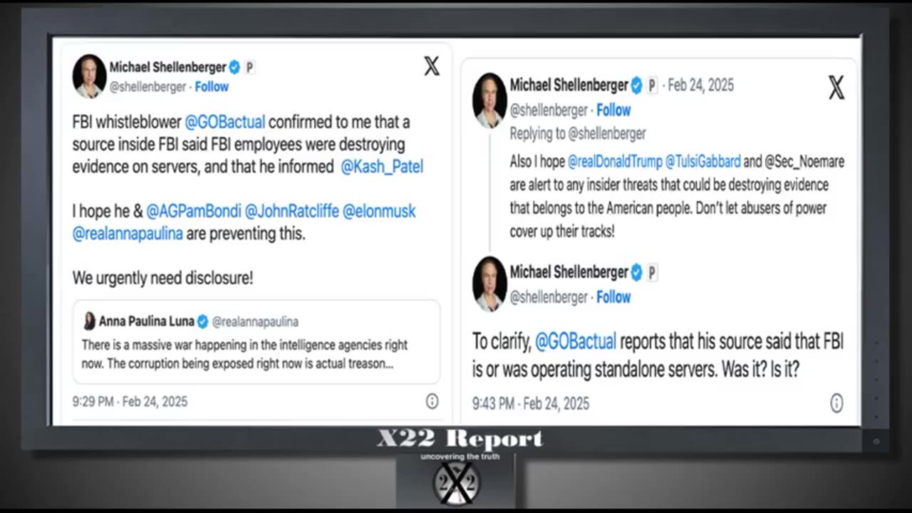 X-22 Report - Kickback Revealed,Those Who Take Are Offered More Powerful Positions...2-25-25