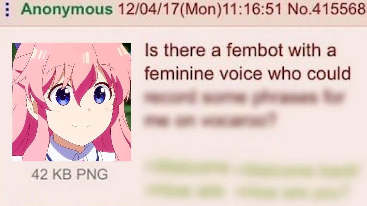 Anon Is Looking for a Fembot | 4Chan Greentext Stories