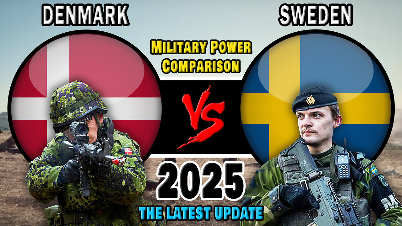 Denmark vs Sweden Military Power Comparison 2025 | Sweden vs Denmark Military Power 2025