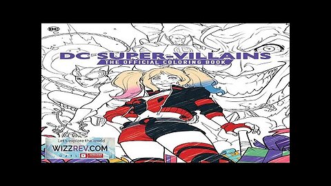 DC: Super-Villains: The Official Colouring Book Review