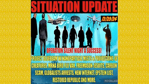 SITUATION UPDATE 12/29/24 - No way out, Sky Event W/Fog & Monsters, Globalists Arrests, WW3