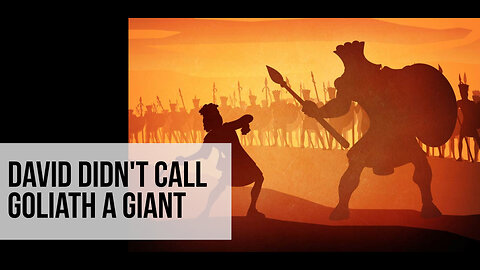 David Didn't Call Goliath A Giant - Sunday Service - 1/12/2025