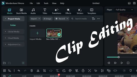 Clip Editing for Video Making