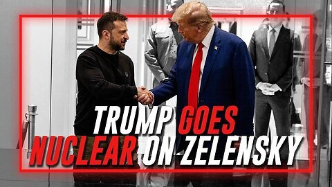 BREAKING: Trump SLAMS Zaleski After Ukrainian Leader Suggests Trump is a Russian Agent.