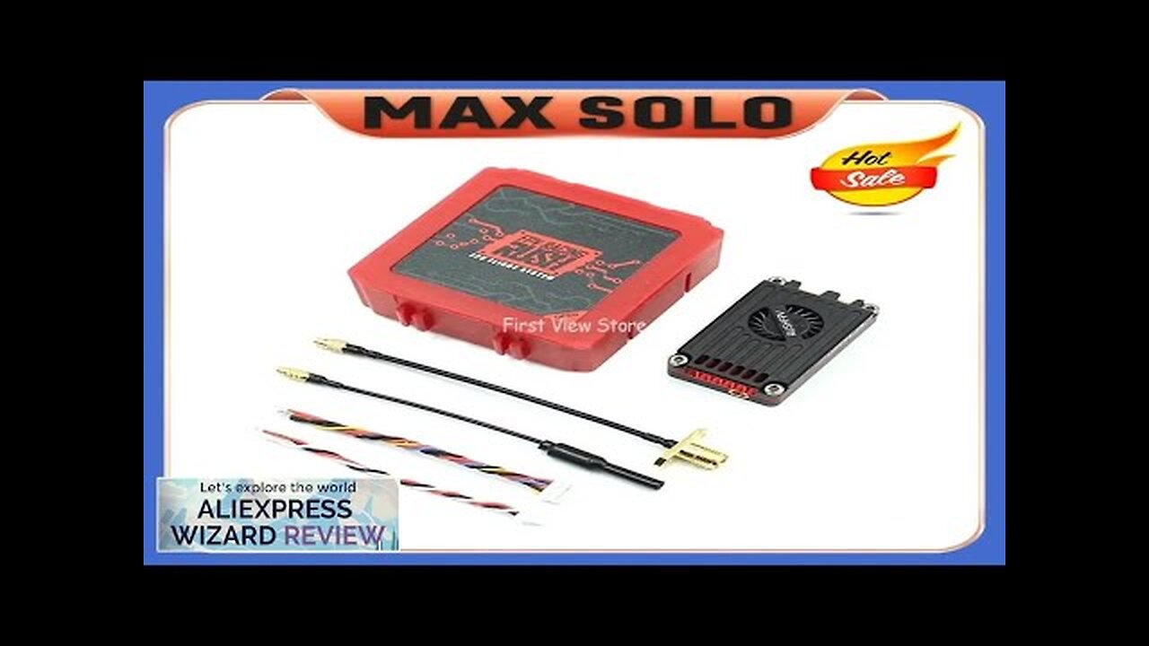 RUSH TANK MAX SOLO 5.8GHz 2.5W 1.6W High Power 48CH VTX Video Review