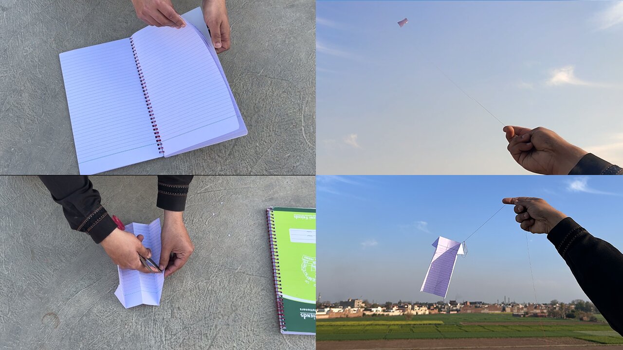 How to Make a Kite - Easy free Paper Kite Tutorial