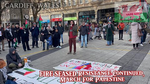 Resistance Continued, March For Palestine Cardiff