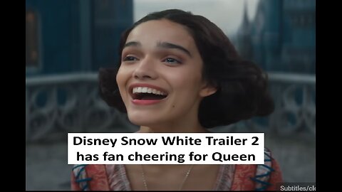 Disney snow white 2 trailer ratioed, everyone cheering for the Queen