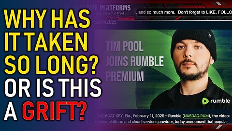 Tim Pool joins Rumble, Brett Cooper calls out right-wing cancel culture, and more.