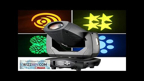 Fast Shipping 200W LED Beam Spot Wash 3in1 Moving Head Light Zoom Review