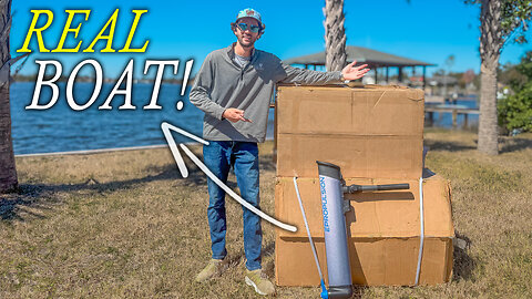 Unboxing a... BOAT? | SKIFF BUILD!