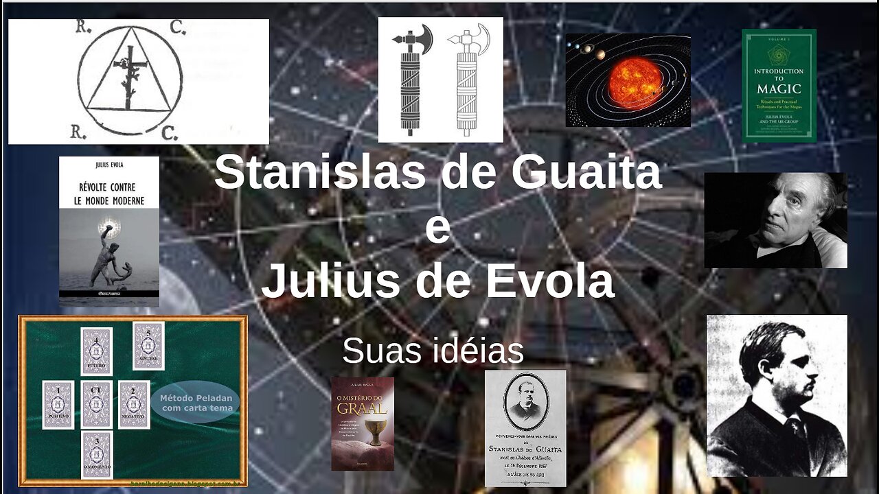 Stanislas de Guaita e Julius de Evola - os Ocultistas -- Live de 13 01 2025