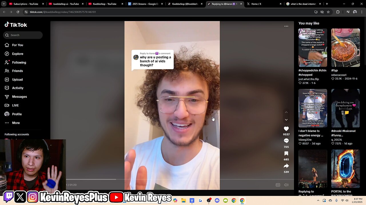 1/23/25 - Kwebbelkop Is In The Thick Of It