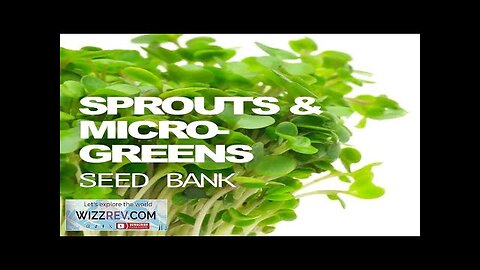 All-in-One Sprouts/Microgreens Seed Bank w/Sprouting Jar – Seeds Review