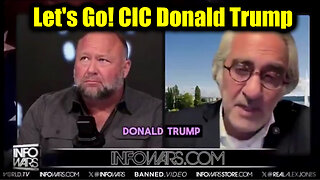 Alex Jones & Pascal Najadi: Trump CIC, WEF Whistleblower Has Q, Freakout On-Air!