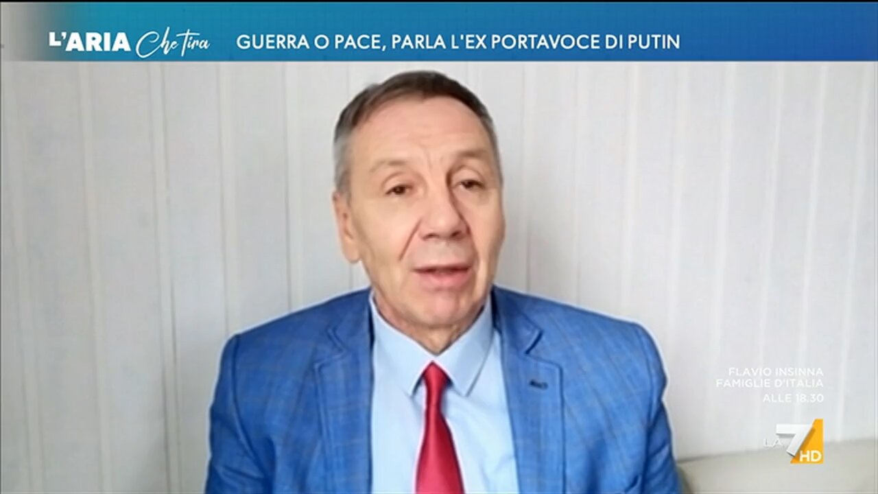 Sergei Markov, ex portavoce di Putin, a La7 disintegra la propaganda EU