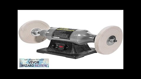 VEVOR Bench Buffer Polisher 8 inch Buffing Machine 370W Motor with 3450 Review