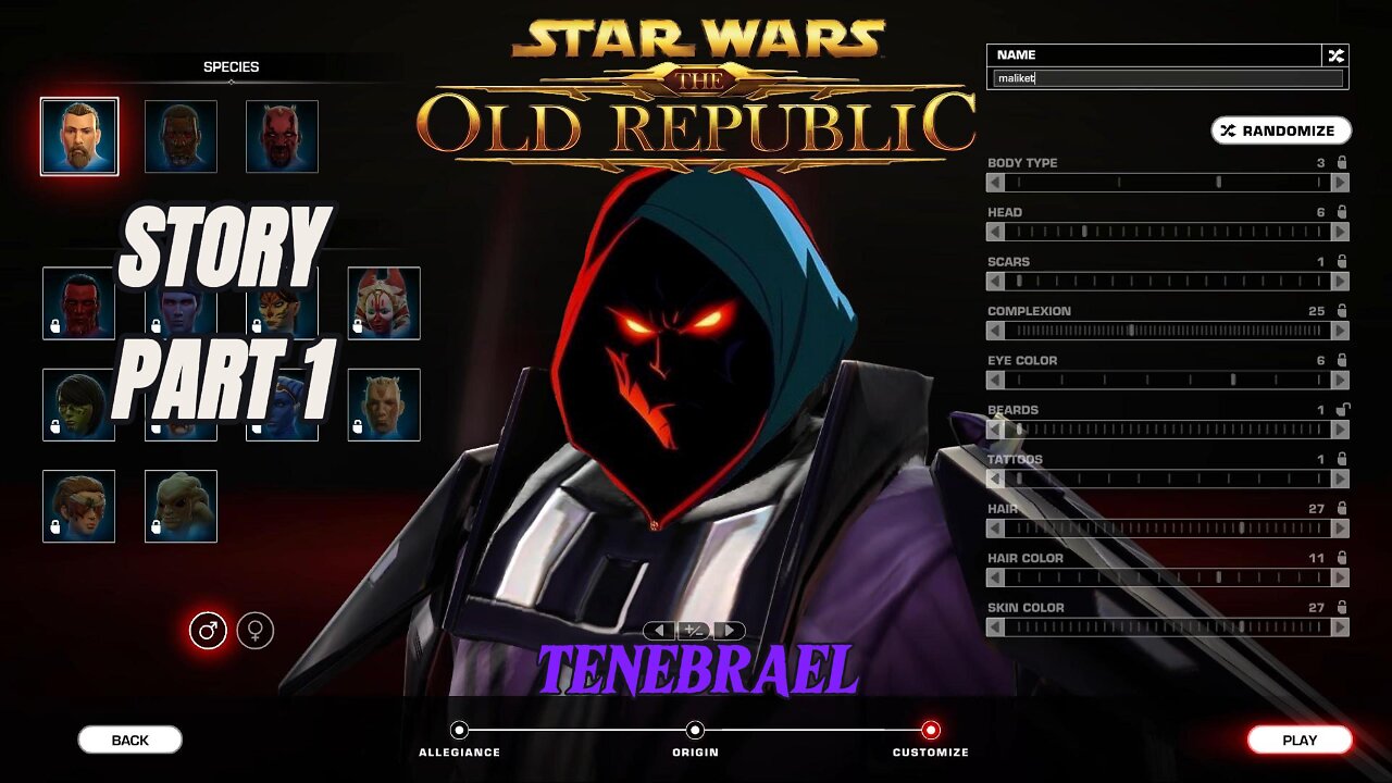 SWTOR Story part 1 IT BEGINS #game #starwars #starwarstheoldrepublic