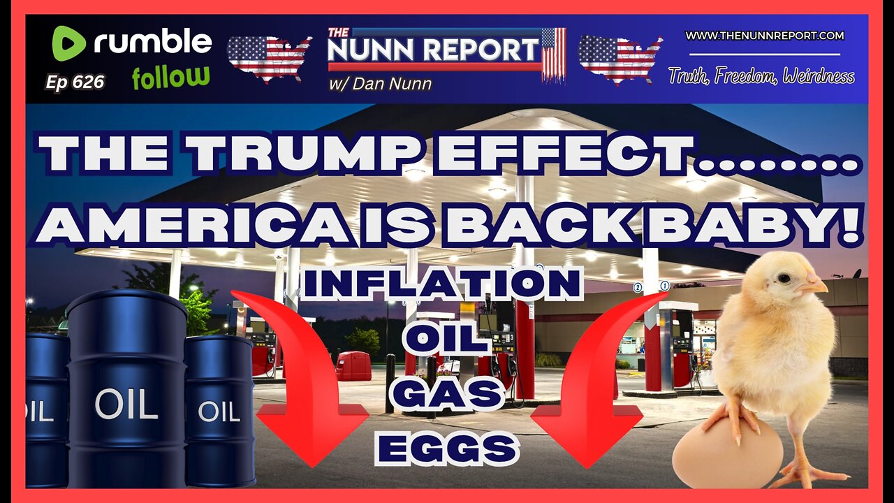 [Ep 626] Trump Effect – America is Back Baby!!! | Inflation, Oil, Gas, Eggs DOWN! | Dept of Edu WIN!