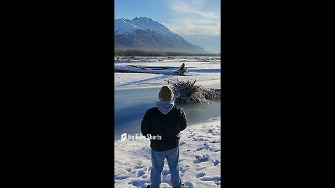 Bad luck, Great views #Subscribe #Alaska #Outdoors #Hiking #Camping #Winter #Mountains #fypシ゚ #DJI