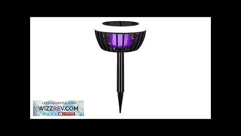 Solar Mosquito Killer Lamp Waterproof Lighting Mosquito Repellent Lamp Solar Lawn Light Review