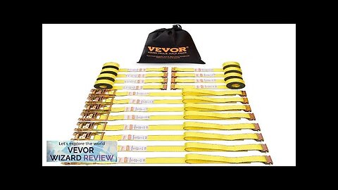 VEVOR Ratchet Tie Down Straps (8PK) 4400 lb Break Strength E-Track Endless Review