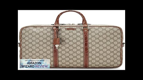 Gucci Pre-Loved Brown GG Supreme Canvas Briefcase BrownClassic and structured Gucci Review