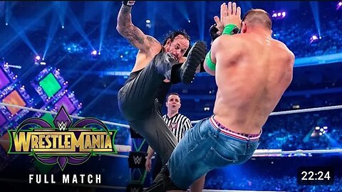 Full match wwe - the undertaker vs jhon cena wrestlemania 34