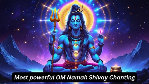 Most Powerful OM Namah Shivaya Chanting | Divine Lord Shiva Mantra for Inner Peace & Positivity