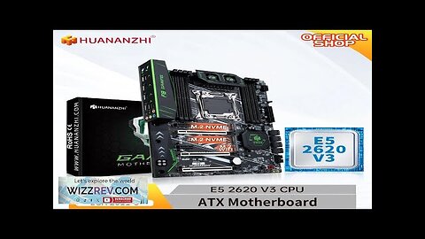 HUANANZHI X99 F8 LGA 2011-3 XEON X99 Motherboard with Intel E5 2620 Review