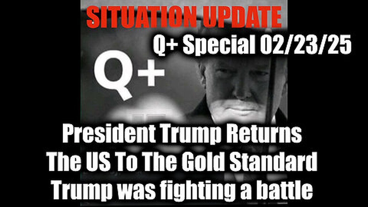 Situation Update 2-23-25 - Trump was Fighting a Battle; The US To The Gold Standard