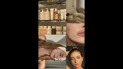 Skincare morning routine