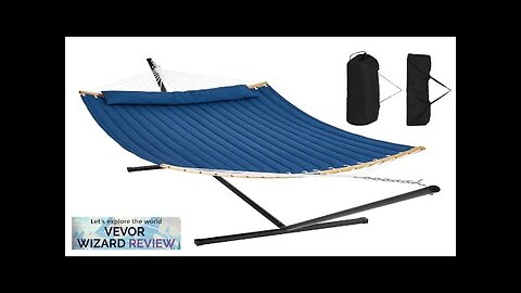 VEVOR Two Person Hammock with Stand Included Double Hammock with Curved Spreader Review