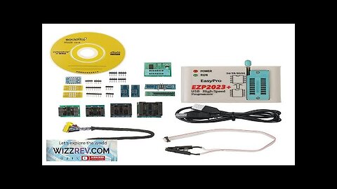 EZP2023+ High-speed SPI FLASH Programmer 24/25/93 bios 25T80 Burning Offline Reset Kit Review