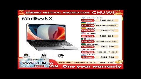 CHUWI MiniBook X 2-in-1 Tablet Laptop Intel N100 Notebook 12GB LPDDR5 512G Review