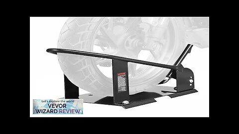 VEVOR Motorcycle Wheel Chock 1800 lbs Capacity Wheel Cradle Holder Heavy-duty Steel Review