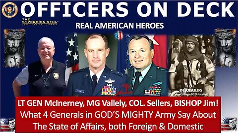 Brad Wozny, LTG McInerney, MG Vallely BIG Intel Mar 2: "Officers On Deck Discussion CIC Trump Moves"