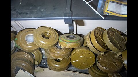 Footage of the weapons located by the troops of the 810th Brigade in the Syrian
