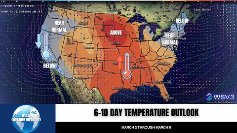 🌡️ Warm Spell Hits US! NE & West Stay Cool! 2/24/25 #shorts #weather