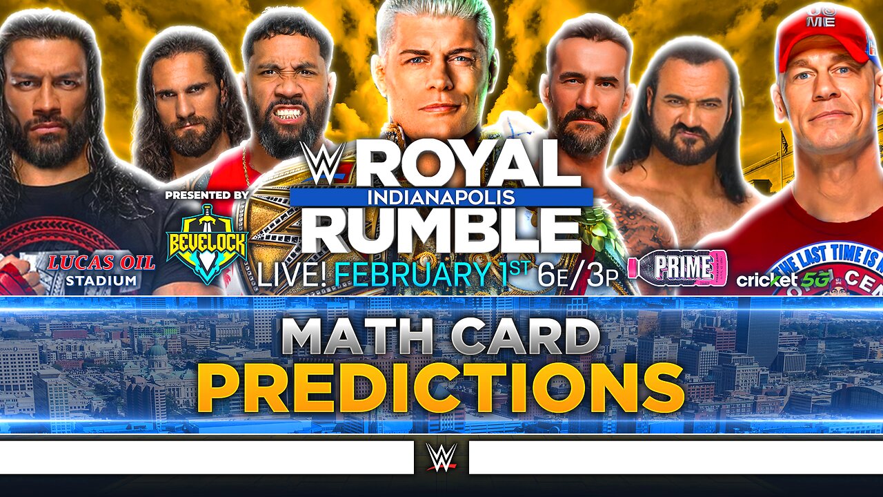 WWE Royal Rumble 2025 Match Card Predictions [v5] Bevelock