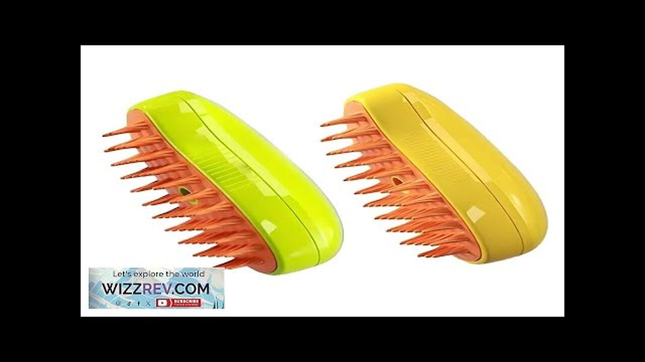 Electric Pet Grooming Brush with Spray Self-Cleaning Massage Eco-friendly Ergonomic Handle Review