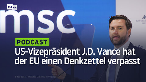 US-Vizepräsident J.D. Vance hat der EU einen Denkzettel verpasst