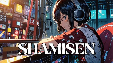 🉐 Thunder Beneath the Moon: Shamisen Japanese Lo-Fi Music for Studying, Working and Relaxing