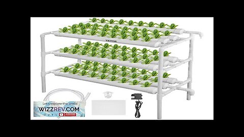 VEVOR Hydroponic Grow Kit 90 Sites 10 Pipe NFT PVC Hydroponic Pipe Review