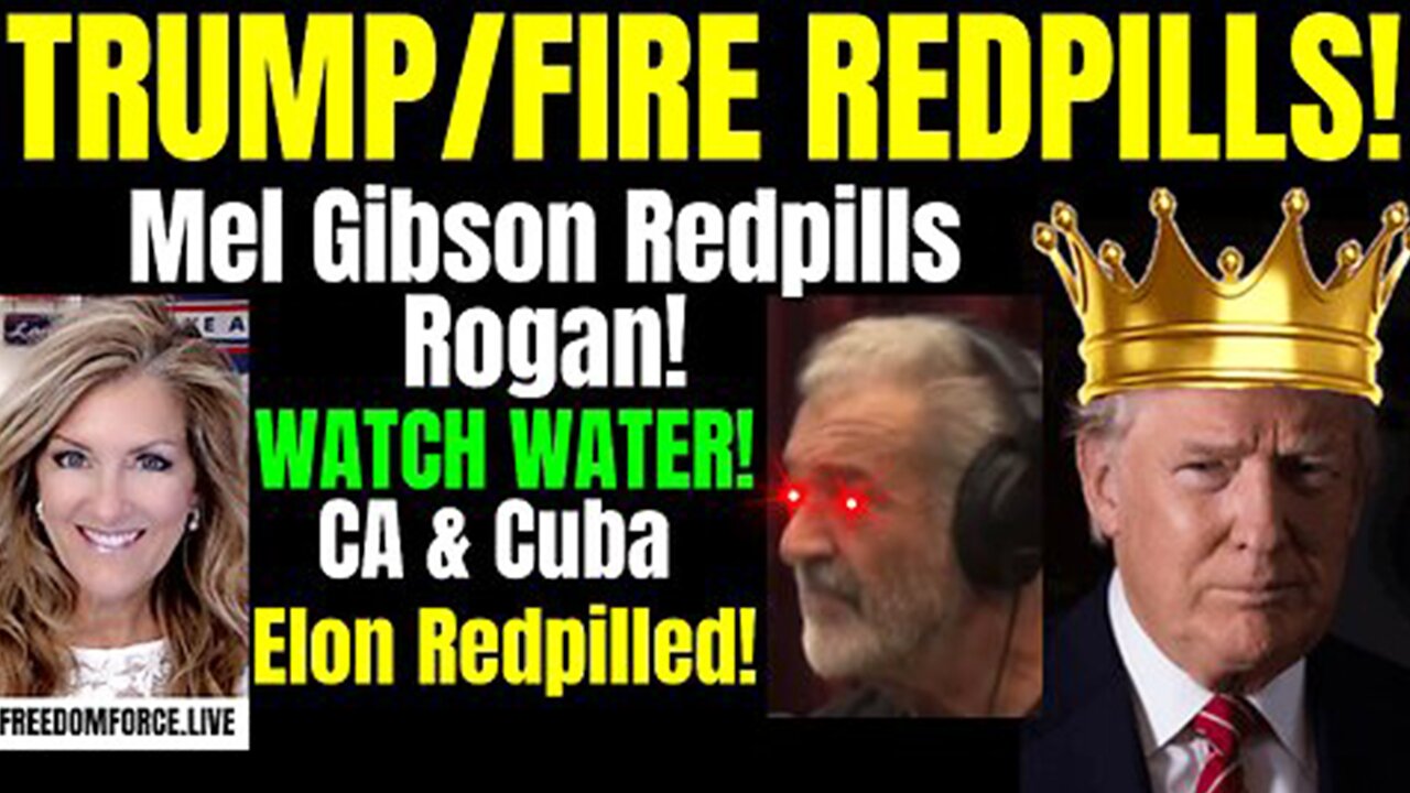 SHOCKING NEWS TRUMP AND CALIFORNIA FIRE REDPILLS