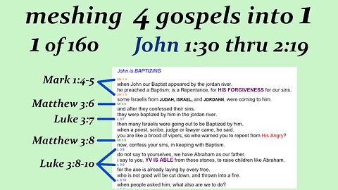 080d John 1:30 thru 2:19 p4 [Jesus] [Live]