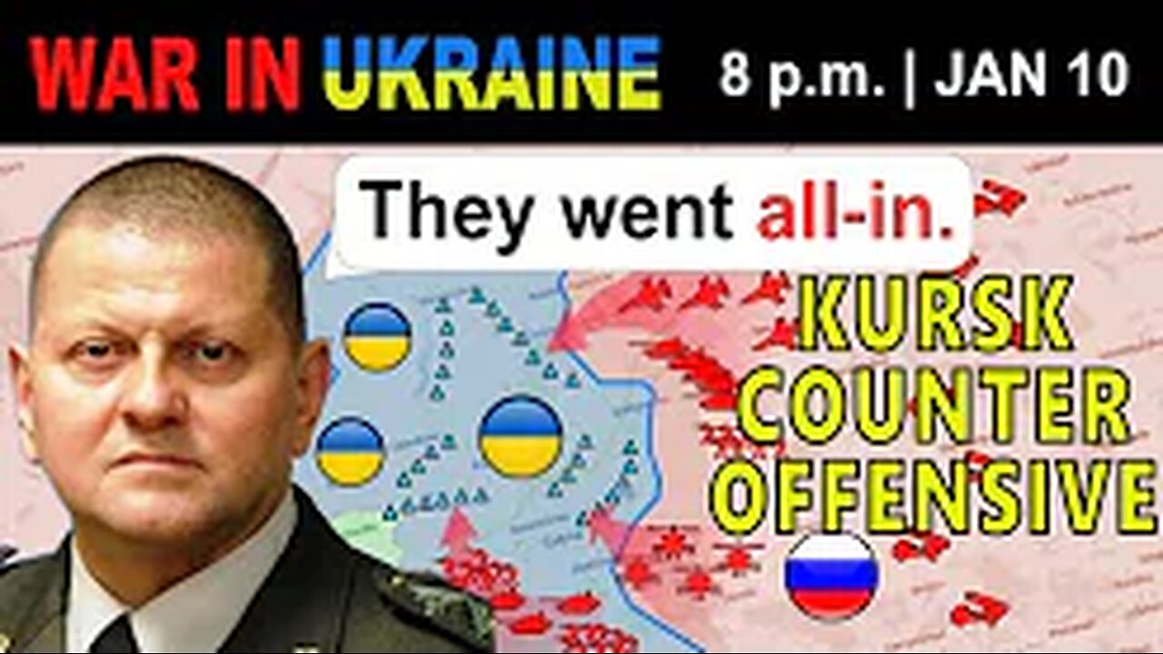 10 Jan: CHAOS IN KURSK: Desperate Russian Offensive Backfires! | War in Ukraine Explained