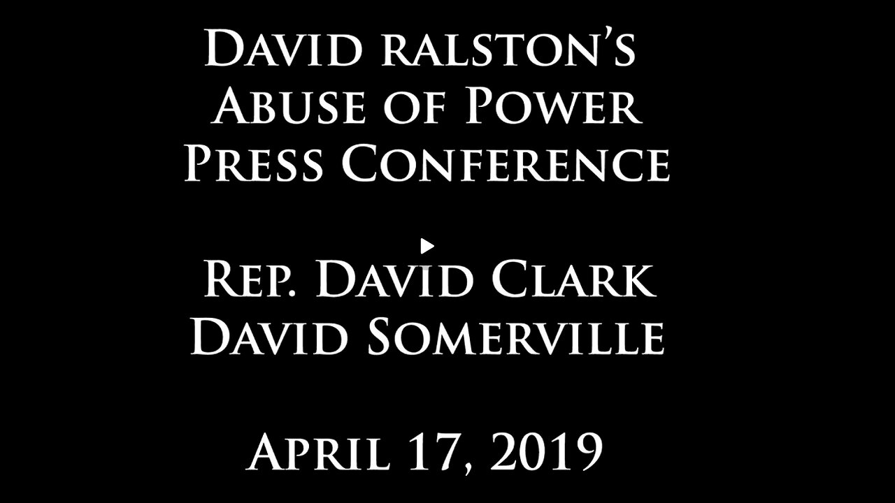 GA Sen Colton Moore SPEAKS TRUTH about David Ralston's Abuse of Power April 17, 2019