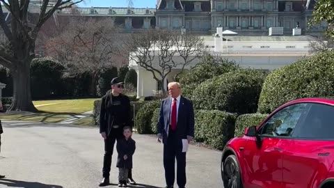 President Trump is purchasing a new car today!